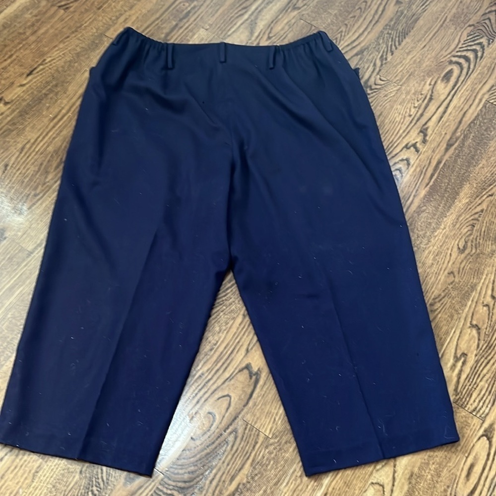 Navy Talbots Lined Wool Pant - Picture 5 of 11